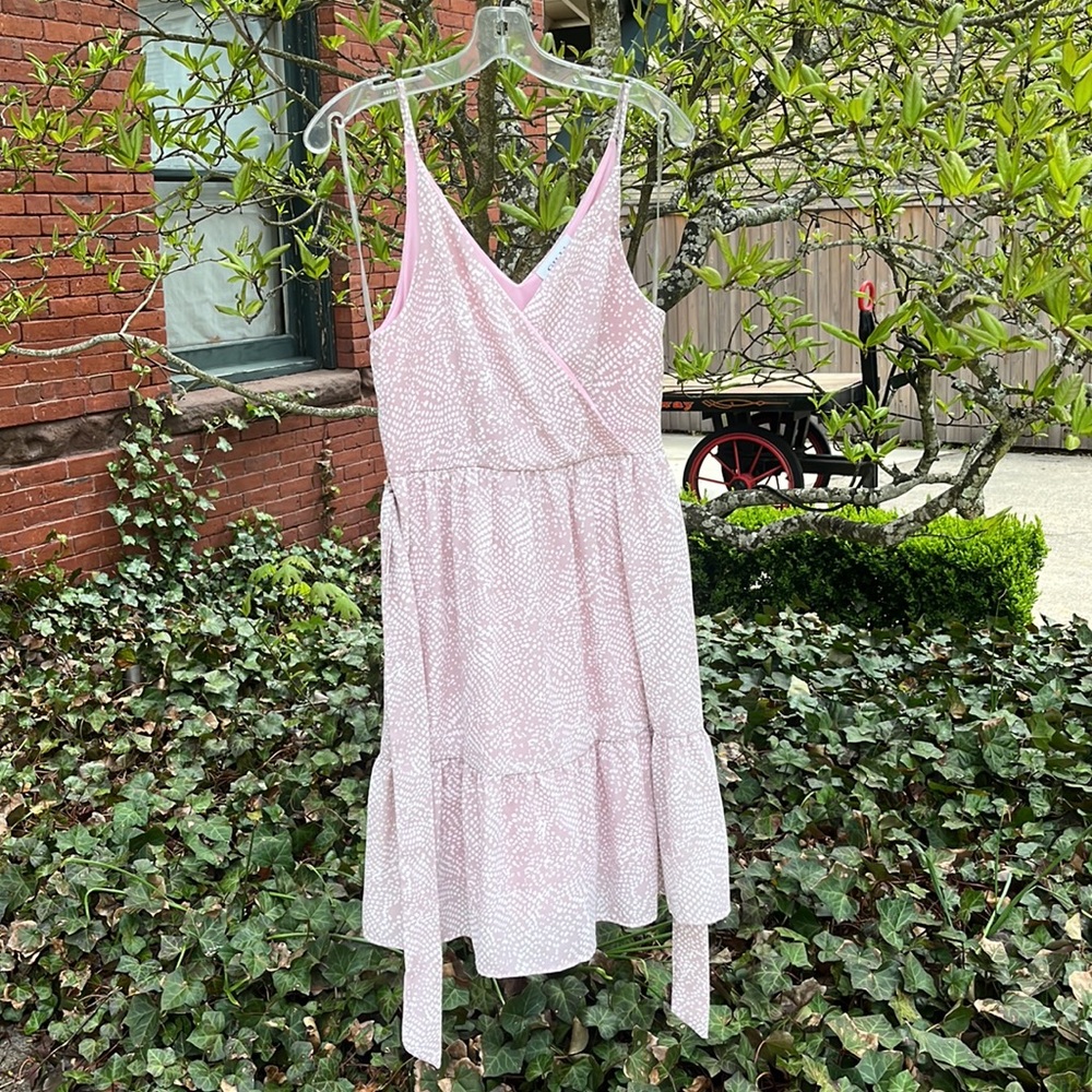 Light Pink Blush Print Gilli Dress Small